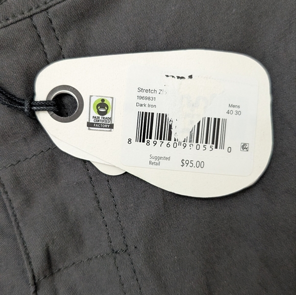 prAna Men's Stretch Zion Slim Fit Pants | US Men's 40x30 | NWT - Picture 9 of 11